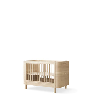 Oliver Furniture Wood MINI+ Cot Bed (Including Junior Kit) OAK
