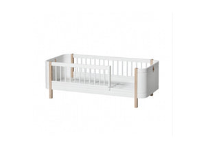 Oliver Furniture - Wood Collection - Mini+ Junior Bed - 68x162cm - White/Oak
