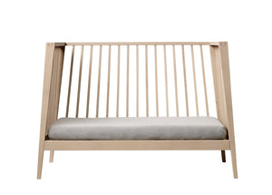 Leander - Linea Baby Crib / Cot Bed - Solid Beech