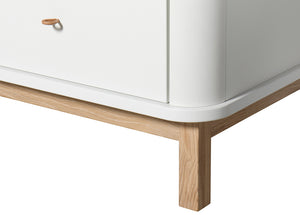 Oliver Furniture - Wood Collection - Dresser 6 Drawers - White/Oak