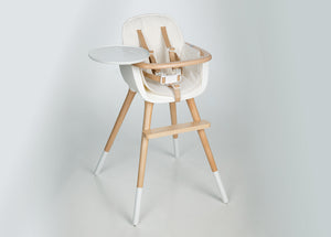 Micuna - Ovo One High Chair - White/Beech