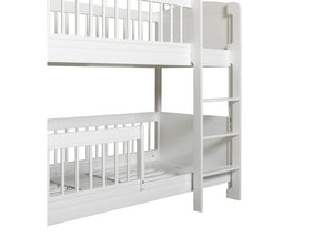 Oliver Furniture - Seaside Collection - Lille+ Low Bunk Bed - 68x168 cm - White