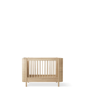 Oliver Furniture Wood MINI+ Cot Bed (Including Junior Kit) OAK