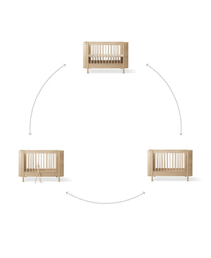 Oliver Furniture Wood MINI+ Cot Bed (excl. Junior Kit) OAK