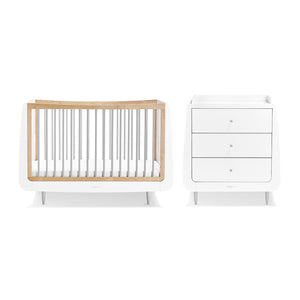 SnuzKot Skandi 2 Piece Nursery Furniture Set  - Grey