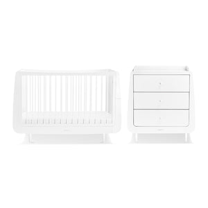 SnuzKot Skandi 2 Piece Nursery Furniture Set  - White
