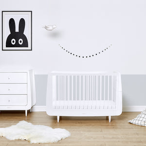 SnuzKot Skandi 2 Piece Nursery Furniture Set  - White