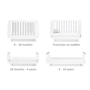 SnuzKot Mode Cot Bed – Grey