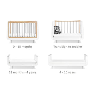 SnuzKot Skandi 2 Piece Nursery Furniture Set  - Grey