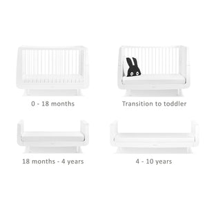SnuzKot Skandi 2 Piece Nursery Furniture Set  - White
