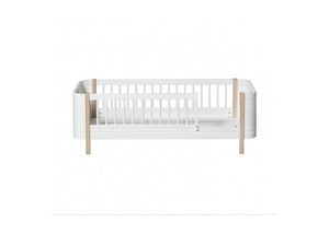 Oliver Furniture - Wood Collection - Mini+ Junior Bed - 68x162cm - White/Oak