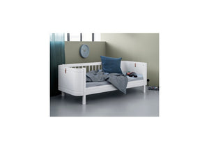 Oliver Furniture - Wood Collection - Mini+ Junior Bed - 68x162cm - White