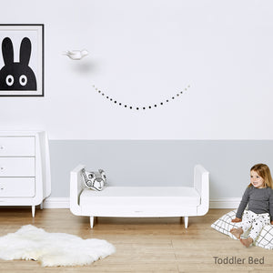 SnuzKot Skandi 2 Piece Nursery Furniture Set  - White
