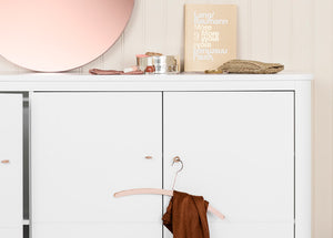 Oliver Furniture - Wood Collection - Multi Cupboard 3 door - White/Oak
