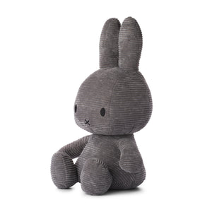 Miffy Corduroy Plush - Grey 33cm