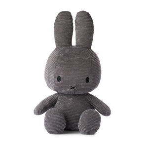 Miffy Corduroy Plush - Grey 33cm