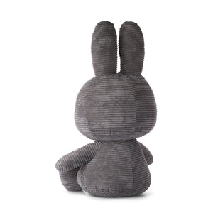 Miffy Corduroy Plush - Grey 33cm