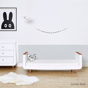 SnuzKot Skandi 2 Piece Nursery Furniture Set - Rose Gold