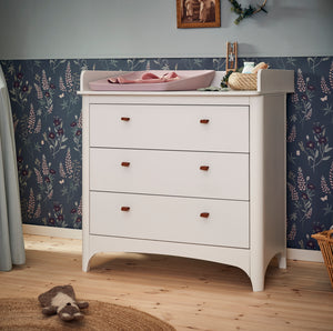 Leander - Classic Chest Of Drawers / Dresser - White