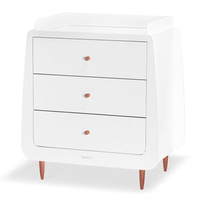 SnuzKot Skandi 2 Piece Nursery Furniture Set - Rose Gold