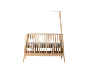Leander - Linea Baby Crib / Cot Bed - Solid Oak