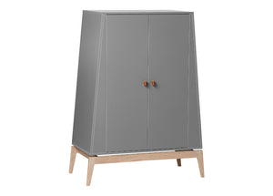 Leander - Luna Wardrobe - Grey / Oak (Small)