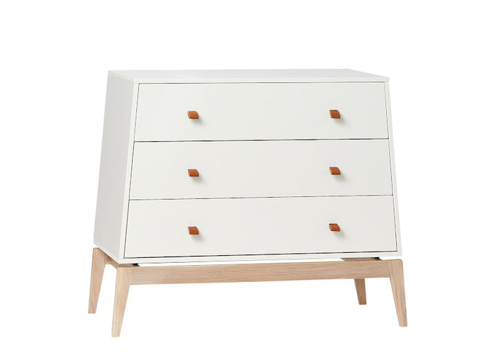 Leander - Luna Chest Of Drawers / Dresser - White/Oak