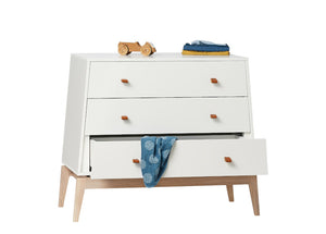 Leander - Luna Chest Of Drawers / Dresser - White/Oak