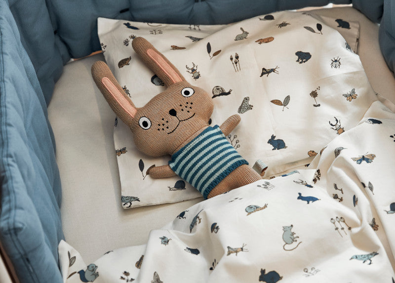 Leander FORREST Junior Bedding Dusty Blue 100x140cm Mini