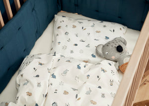 Leander - FORREST - Junior Bedding - Dusty Blue - 100x140cm