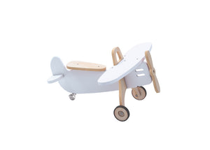 Alondra - Child's Ride On Aeroplane - Blue/White