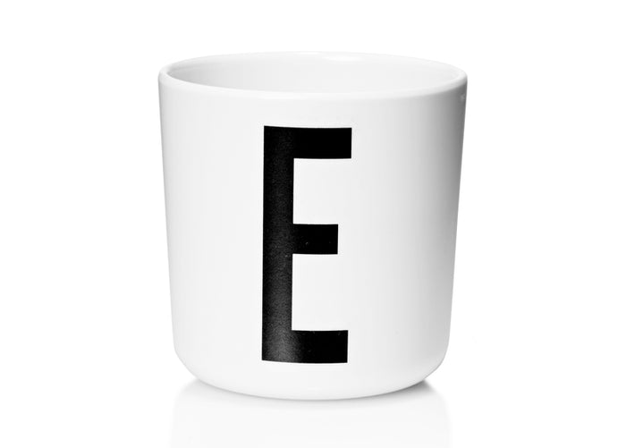 Melamine Cup E - Vintage ABC