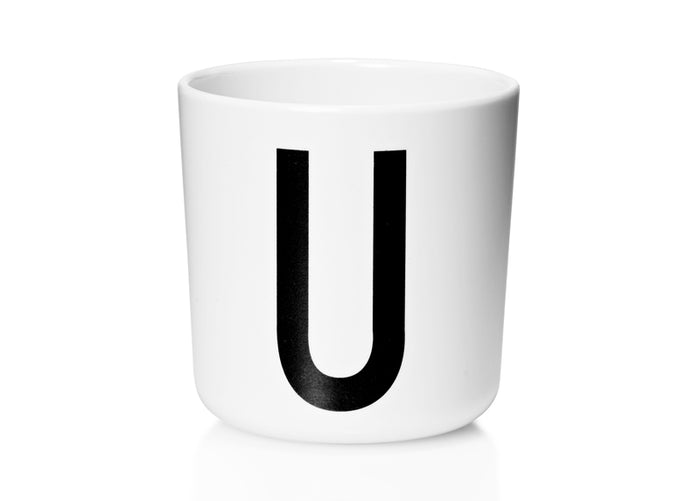 Melamine Cup U - Vintage ABC