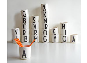 Melamine Cup E - Vintage ABC