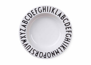 Melamine Deep Plate - Vintage ABC