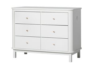 Oliver Furniture - Wood Collection - Dresser 6 Drawer - White