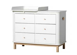 Oliver Furniture - Wood Collection - Small Nursery Top for 6 Drawer Dresser