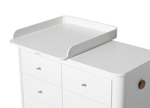 Oliver Furniture - Wood Collection - Dresser 6 Drawer - White