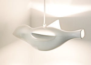 Alma's Room - Early Bird Ceramic Lamp - Light Blue