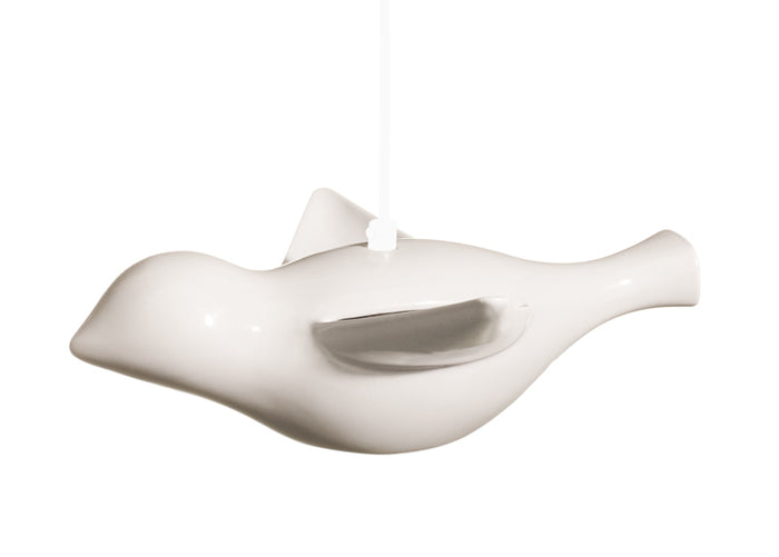 Alma's Room - Early Bird Ceramic Lamp - White