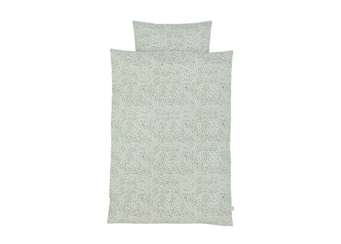 Mini Dot Bedding Mint - Single