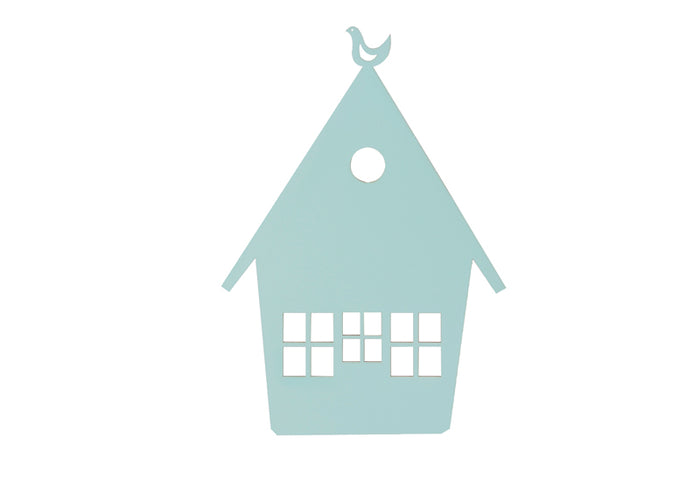 House Lamp-Light Blue Painted