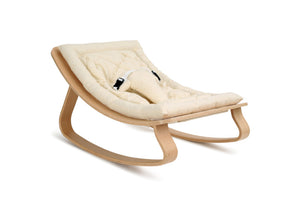 Charlie Crane - LEVO Baby Rocker - Beech - Organic White