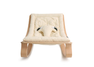 Charlie Crane - LEVO Baby Rocker - Beech - Organic White