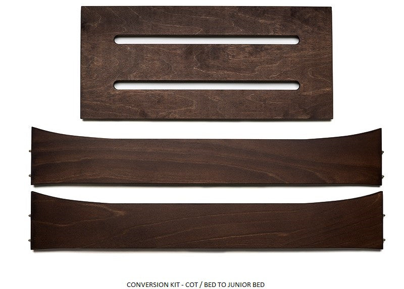 Leander Cot Baby Bed to Junior Bed Conversion Kit Walnut