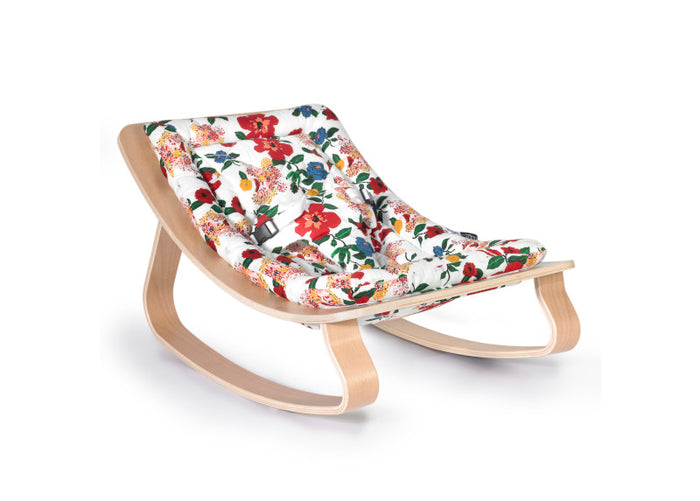 Charlie Crane - LEVO Baby Rocker - Beech - Hibiscus
