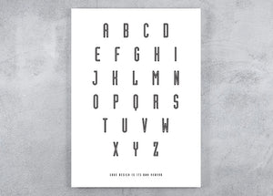 Minimilist Alphabet