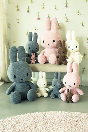 Miffy Corduroy Plush - White 50cm