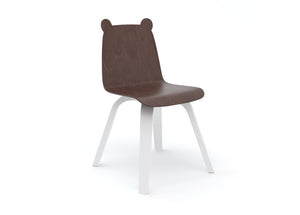 Oeuf - Set of 2 Bear Play Chairs - White/Walnut