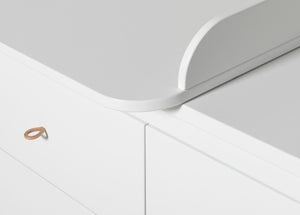 Oliver Furniture - Wood Collection - Nursery Dresser 6 Drawer - with Small Top - White